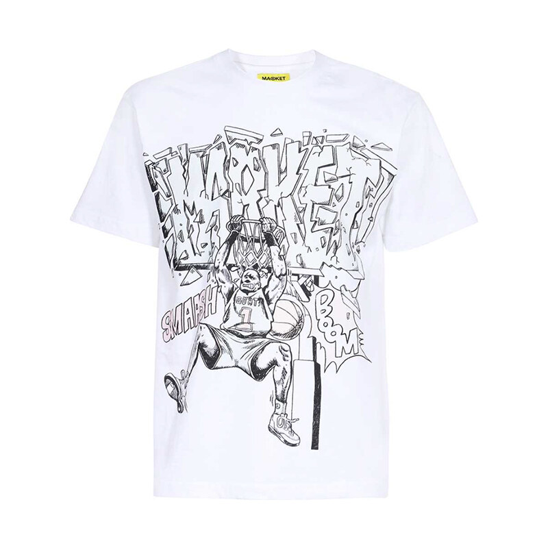 Market Backboard Breaker UV Tee - Pánske - Tričko MARKET - Biele - 66356324