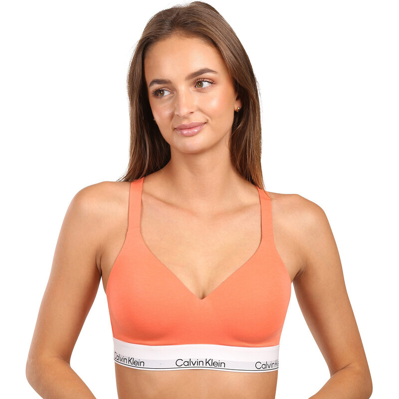 Dámska podprsenka Calvin Klein oranžová (QF8500-YTS) 65392213