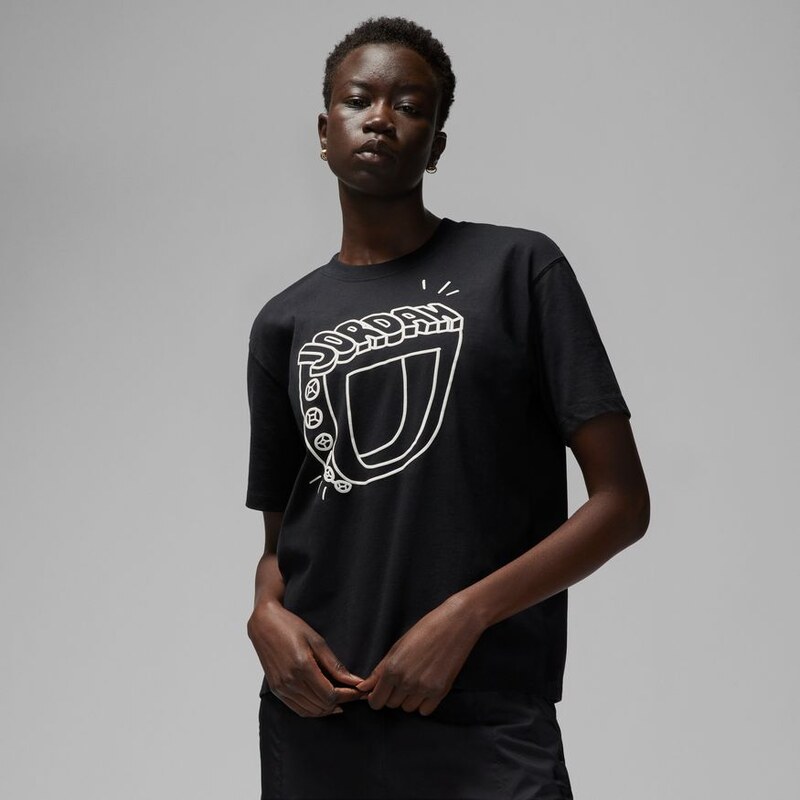 Jordan Artist Series by Mia Lee Wmns Tee Black - Dámske - Tričko 66356458