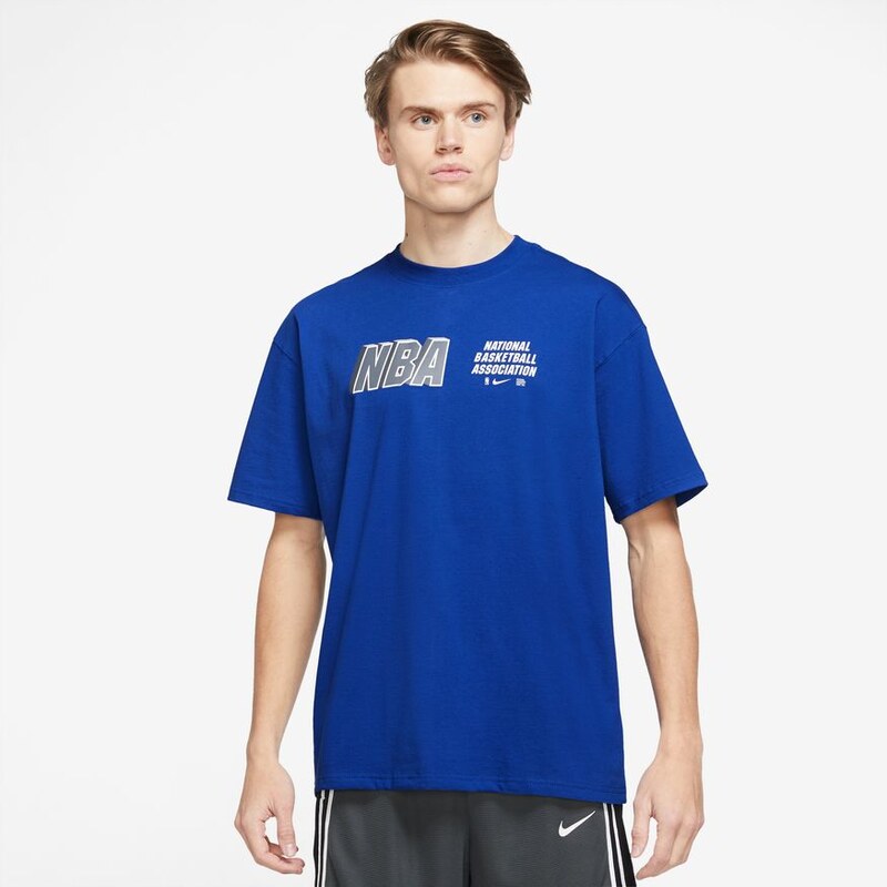 Nike NBA Team 31 Courtside Max 90 Tee - Pánske - Tričko Nike - Modré - 66356513