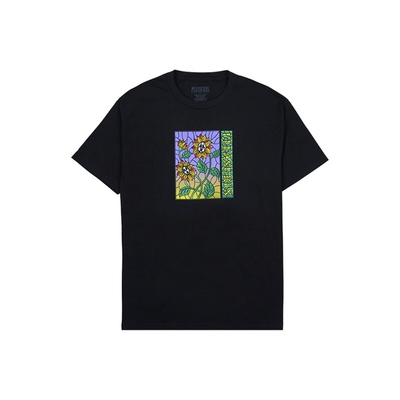 Pleasures Glass Tee Black - Pánske - Tričko Pleasures - Čierne - 66356551
