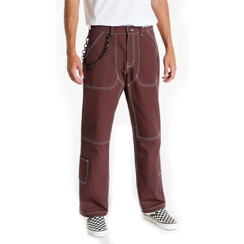 Pleasures Ultra Utility Pants Brown - Pánske - Nohavice Pleasures - 66356562