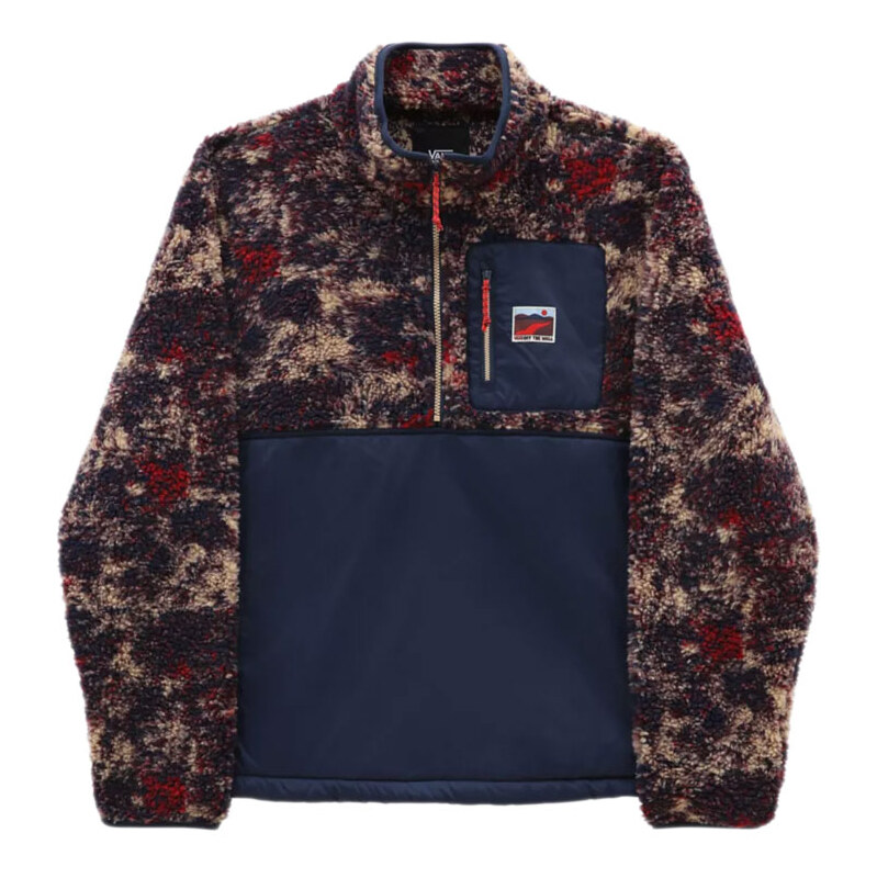 Vans Outdoor Club Quarter ZIP Jacket - Pánske - Bunda Vans - Modré - 66356754