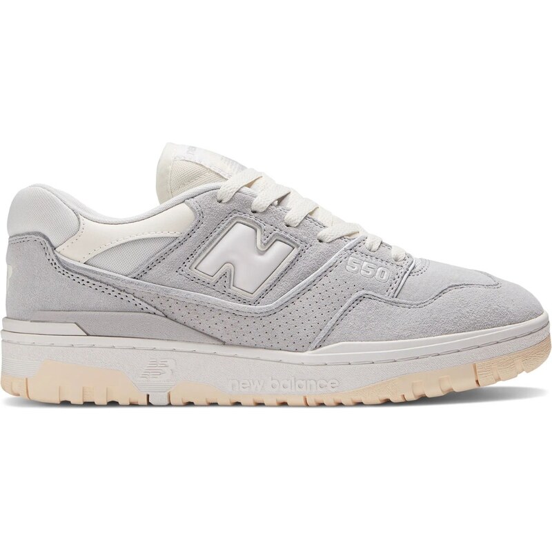 New Balance 550 Grey Suede - Pánske - Tenisky New Balance - Sivé - 66356823