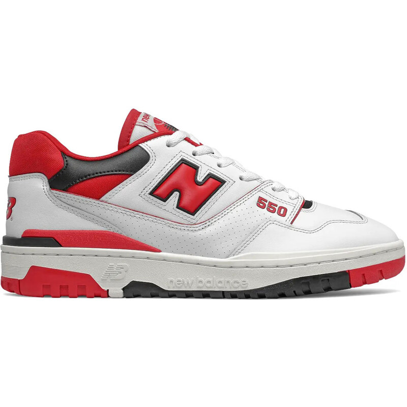 New Balance 550 White Red - Pánske - Tenisky New Balance - Biele - 66356822