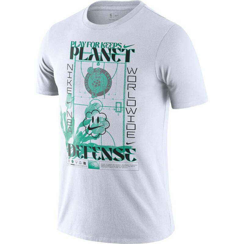 Nike NBA Boston Celtics Tee White - Pánske - Tričko Nike - Biele - 66356865