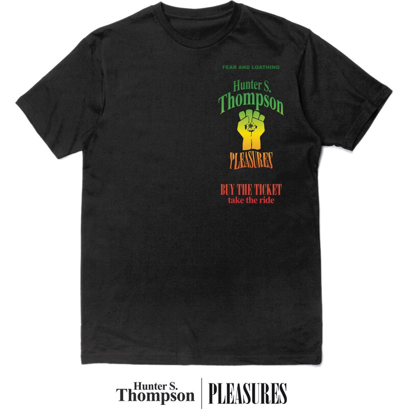 Pleasures Take The Ride Tee Black - Pánske - Tričko Pleasures - Čierne 66356911