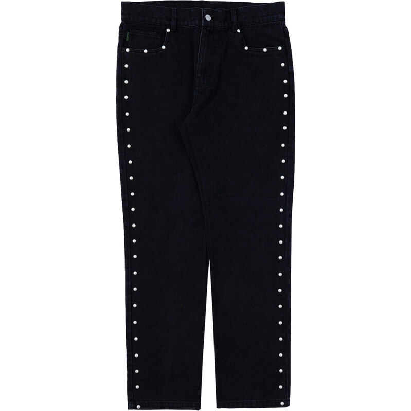 Pleasures Bling 5 Pocket Denim Black - Pánske - Nohavice Pleasures - 66356924