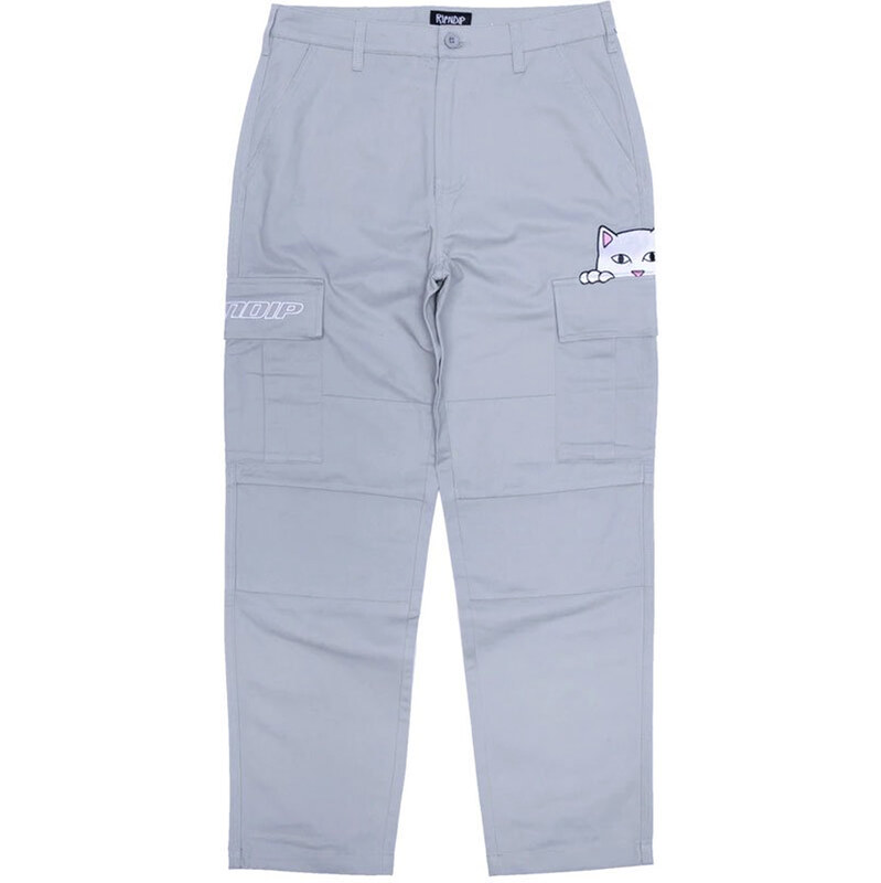 Rip N Dip Peek A Nerm Cargo Pants Cool Grey - Pánske - Nohavice Rip N 66357021