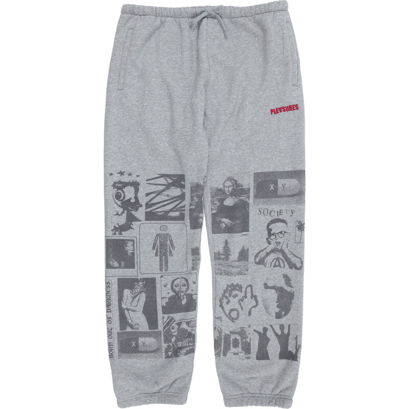 Pleasures Choices Sweatpants Heather Grey - Pánske - Tepláky Pleasures 66357066