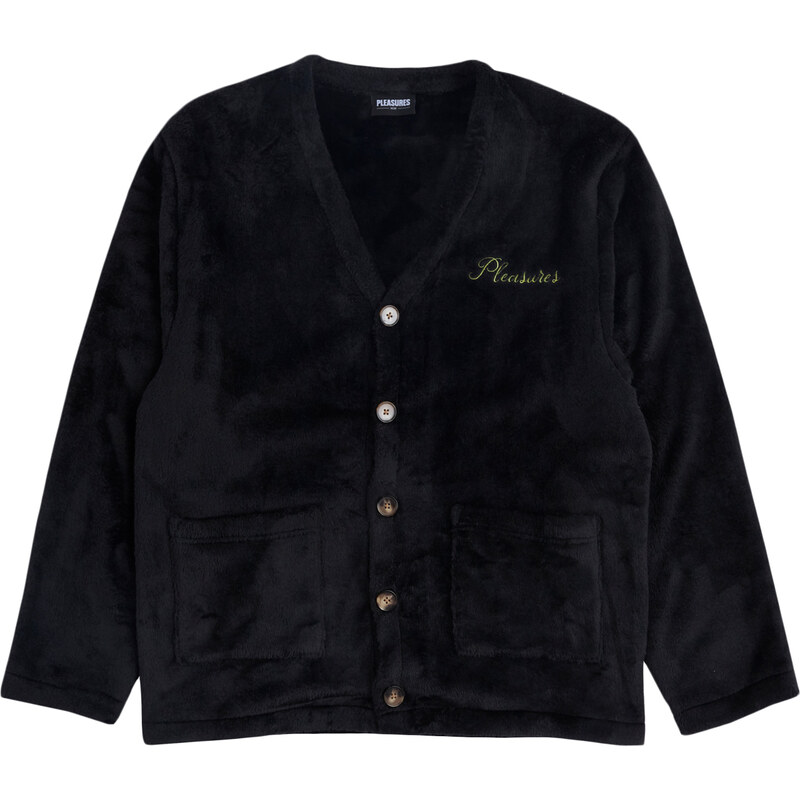 Pleasures Snorkel Cardigan Black - Pánske - Mikina Pleasures - Čierne 66357083