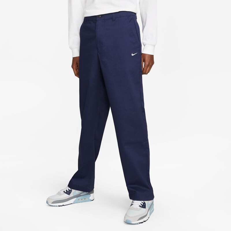Nike Life Chino Pants Midnight Navy - Pánske - Nohavice Nike - Modré - 66357234