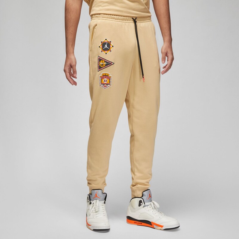 Jordan Flight MVP Lightweight Fleece Pants Sesame - Pánske - Nohavice 66357244