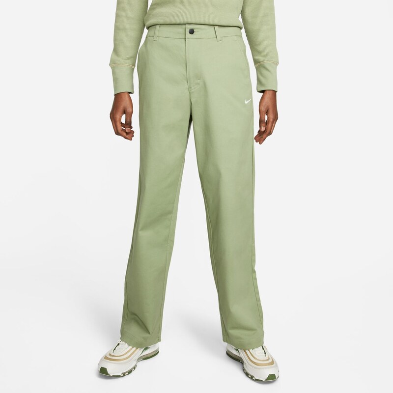 Nike Life El Chino Pants Oil Green - Pánske - Nohavice Nike - Zelené - 66357281