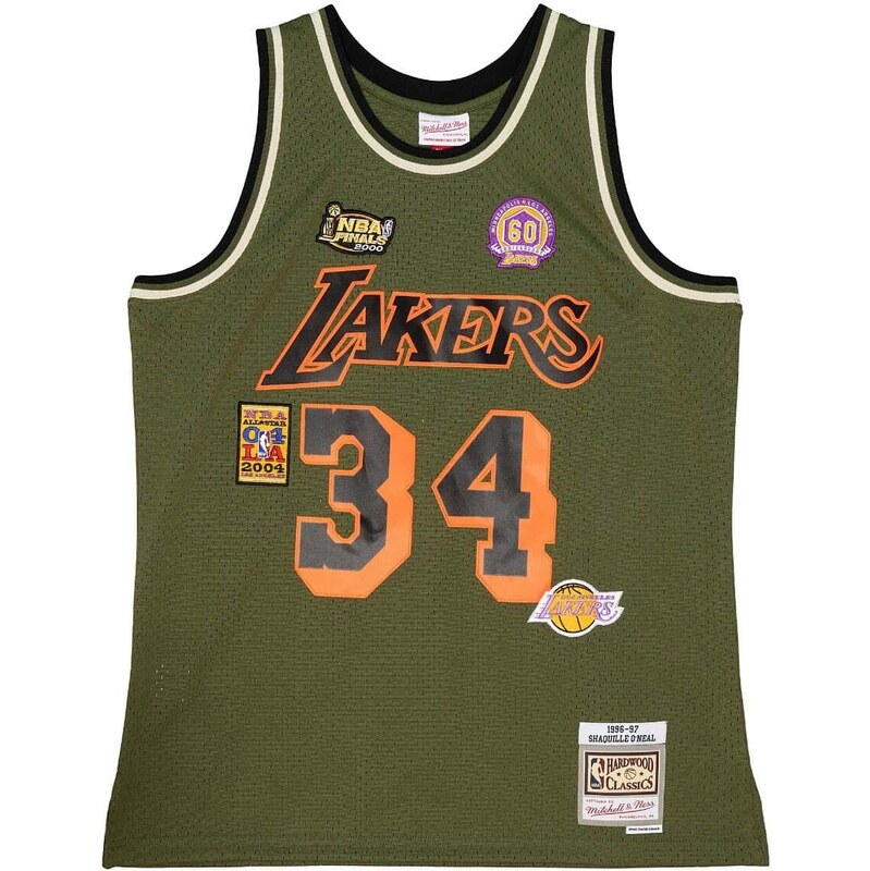 Mitchell & Ness Flight Shaquille ONeal LA Lakers Swingman Jersey - 66357291