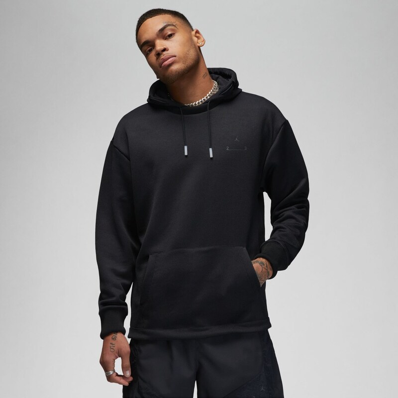 Jordan 23 Engineered Fleece Pullover Black - Pánske - Mikina Jordan - 66357284