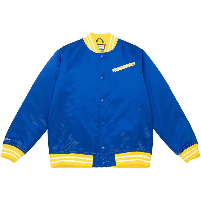 Mitchell & Ness NBA Golden State Warriors Heavyweight Satin Jacket - 66357305