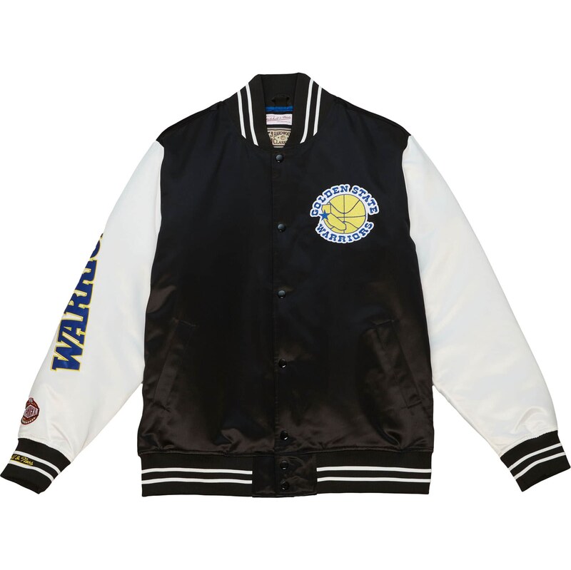 Mitchell & Ness NBA Golden State Warriors Team Origins Varsity Satin 66357341