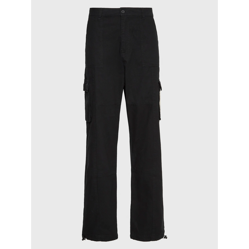 Karl Kani Woven Patch Signature Cargo Pants Black - Pánske - Nohavice 66357379
