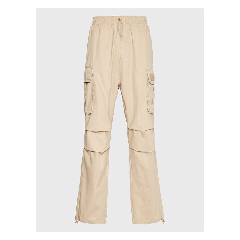 Karl Kani Rubber Signature Cargo Pants Sand - Pánske - Nohavice Karl 66357377