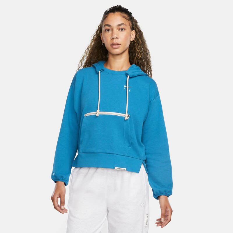 Nike Dri-FIT Swoosh Fly Standard Issue Wmns Pullover Industrial Blue - 66357402