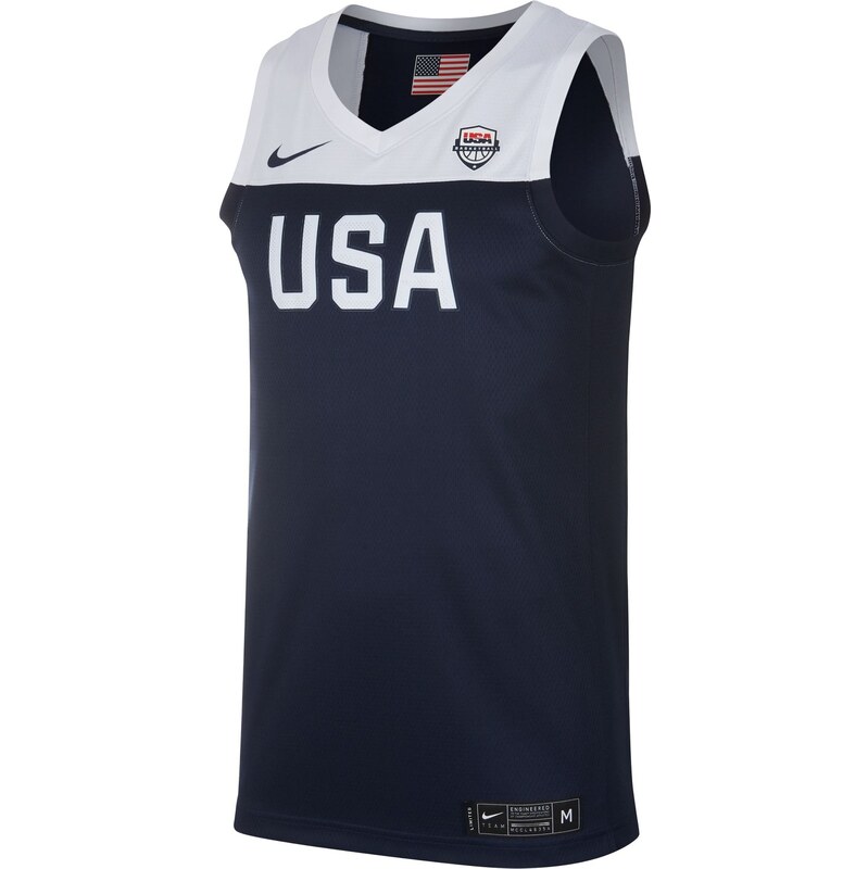 Nike USA (Road) Basketball Jersey - Pánske - Dres Nike - Modré - 66357407