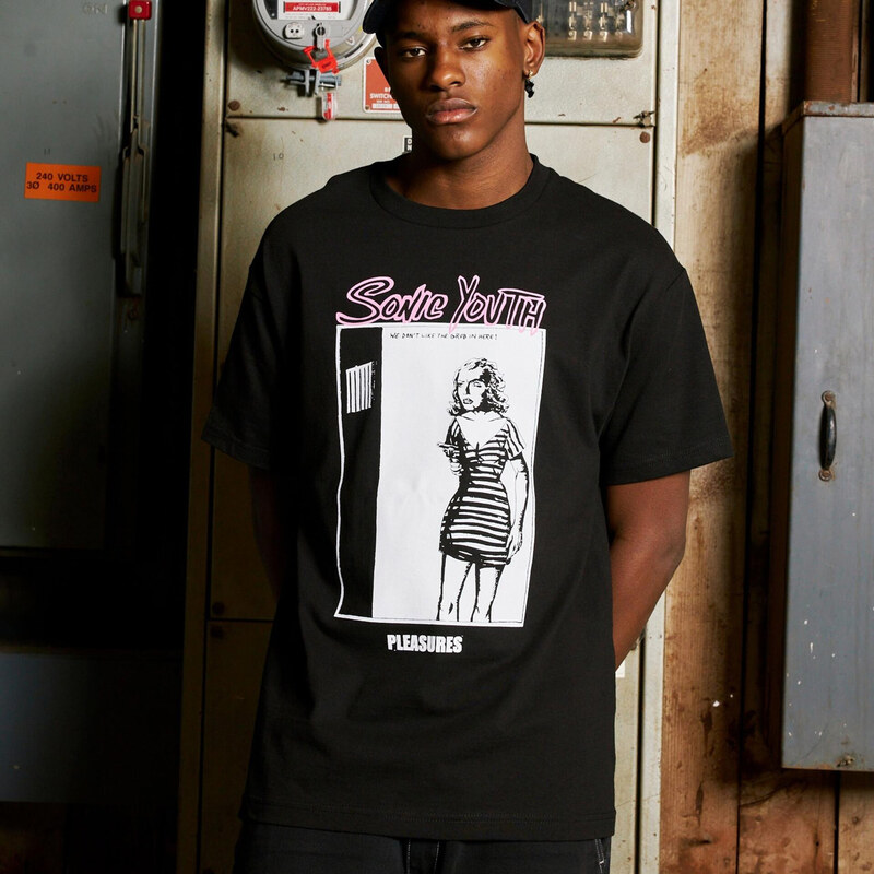 Pleasures Grub Tee Black - Pánske - Tričko Pleasures - Čierne - 66357440