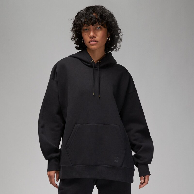 Jordan Flight Fleece Wmns Pullover Hoodie Black - Dámske - Mikina 66357517