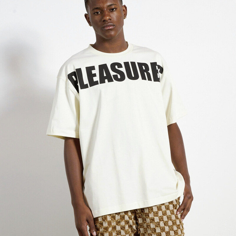 Pleasures Expand Heavyweight Shirt Off White - Pánske - Tričko 66357607