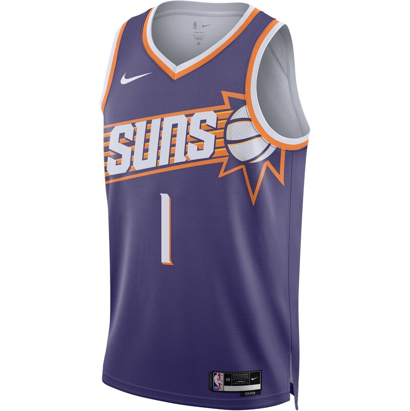 Nike Dri-FIT Phoenix Suns Devin Booker 2023/24 Icon Edition Swingman 66357646