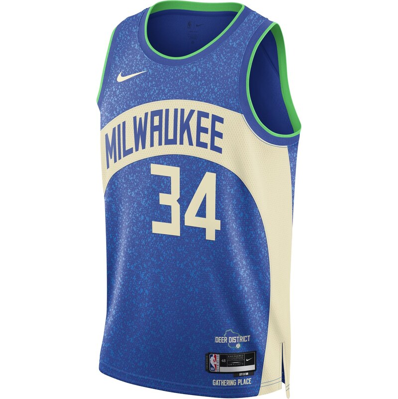 Nike Dri-FIT NBA Milwaukee Bucks Giannis Antetokounmpo City Edition 23 66357707
