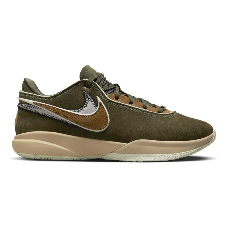 Nike LeBron 20 Olive Suede - Pánske - Tenisky Nike - Zelené - DV1193 66357822