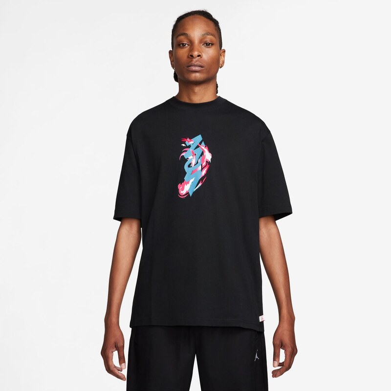 Jordan Zion Seasonal Tee Black - Pánske - Tričko Jordan - Čierne - 66357978