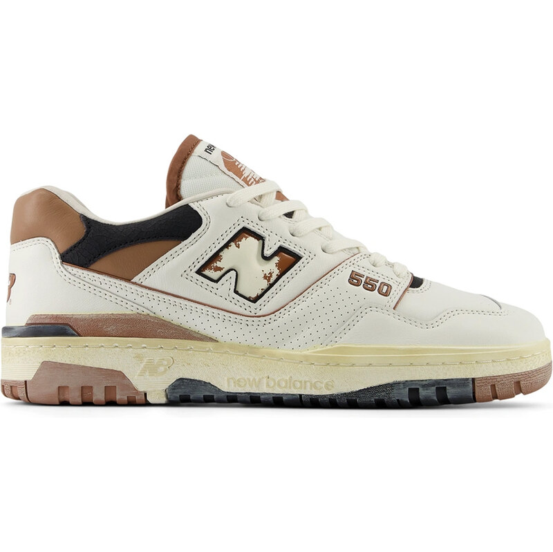 New Balance 550 - Sea Salt / Vintage Brown - Pánske - Tenisky New 66357994