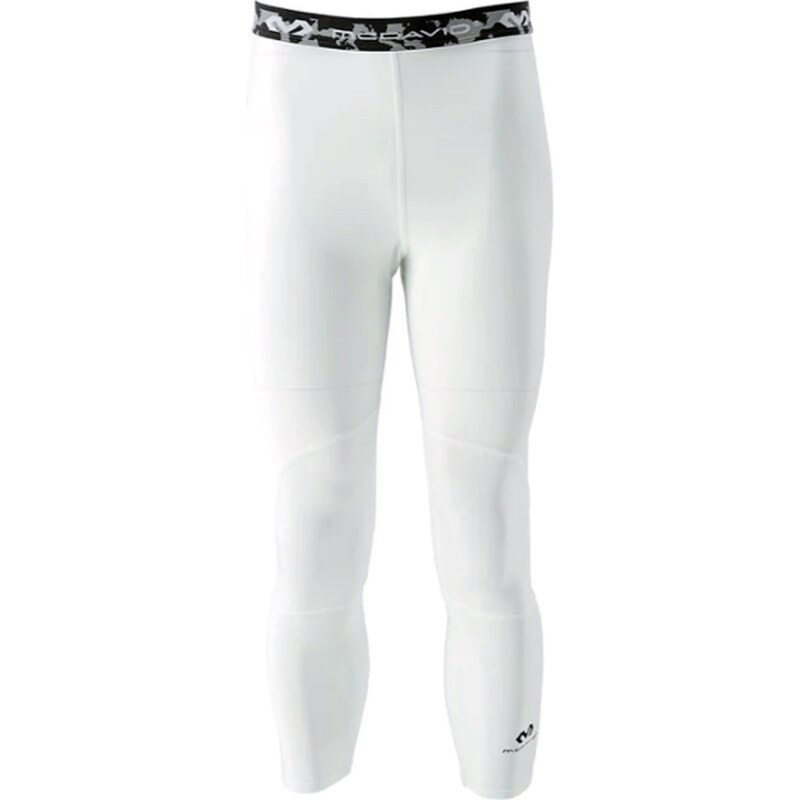 McDavid Compression 3/4 Tight With Dual Layer Knee Support White - 66358058