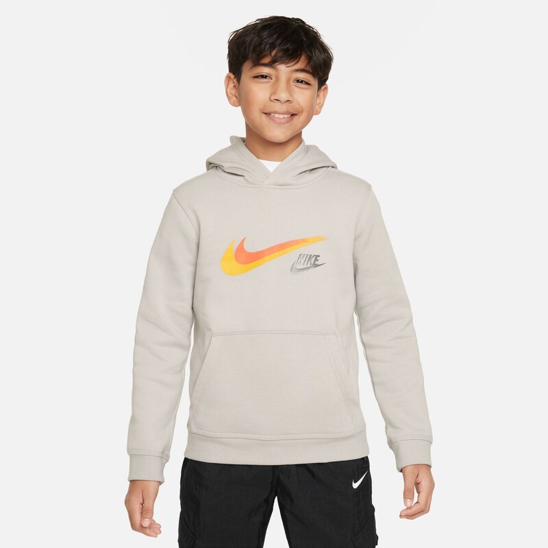 Nike Sportswear Big Kids Fleece Pullover Graphic Hoodie - Detské - 66358308