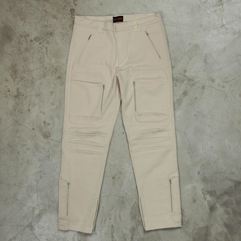 Pleasures Dive Parachute Pants Ecru - Pánske - Nohavice Pleasures - 66358342