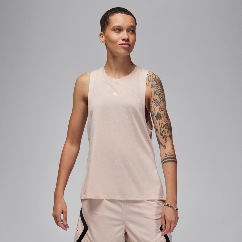 Jordan Sport Wmns Diamond Tank Top Particle Beige - Dámske - Tričko 66358455