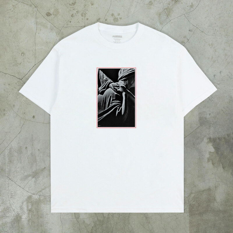 Pleasures Hands Tee White - Pánske - Tričko Pleasures - Biele - 66358469