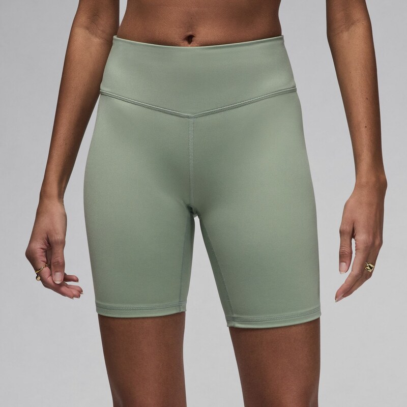 Jordan Sport Wmns High-Waisted 7 Bike Shorts Jade Smoke - Dámske - 66358522