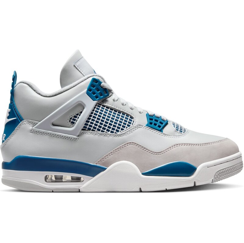 Air Jordan 4 Retro Military Blue - Pánske - Tenisky Jordan - Biele - 66358534