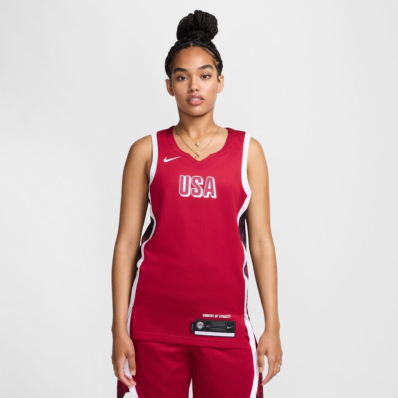 Nike USA Limited Wmns Road Jersey Red - Pánske - Dres Jordan - Červené 66358582