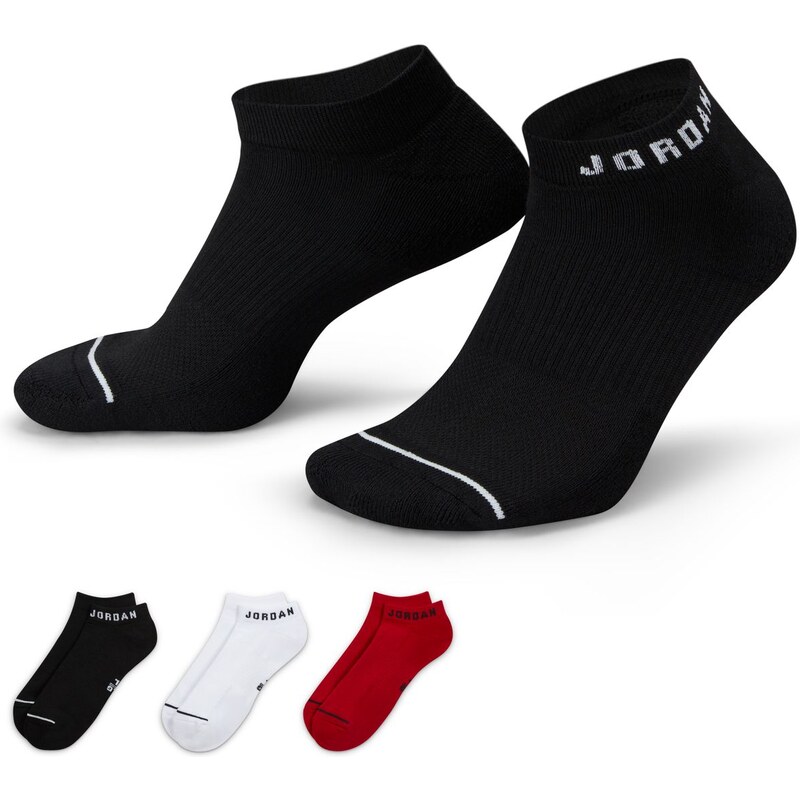 Jordan Everyday No-Show Socks 3-Pack Multi-Color - Unisex - Ponožky 66358610