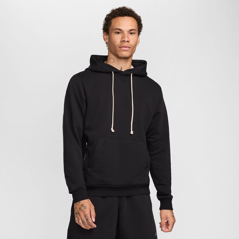 Nike Dri-FIT Standard Issue Pullover Basketball Hoodie Black - Pánske 66358626