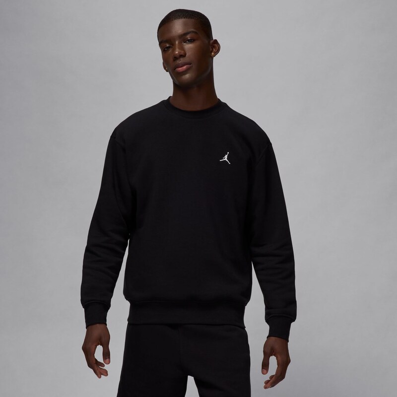 Jordan Brooklyn Fleece Crewneck Black - Pánske - Mikina Jordan - 66358693