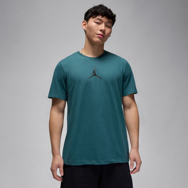 Jordan Jumpman Mens T-Shirt Green - Pánske - Tričko Jordan - Zelené - 66358699