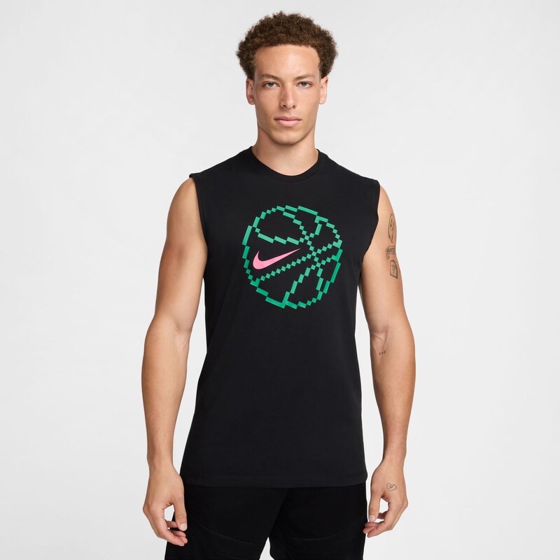 Nike Dri-FIT Sleeveless Basketball Tee Black - Pánske - Tričko Nike - 66358736