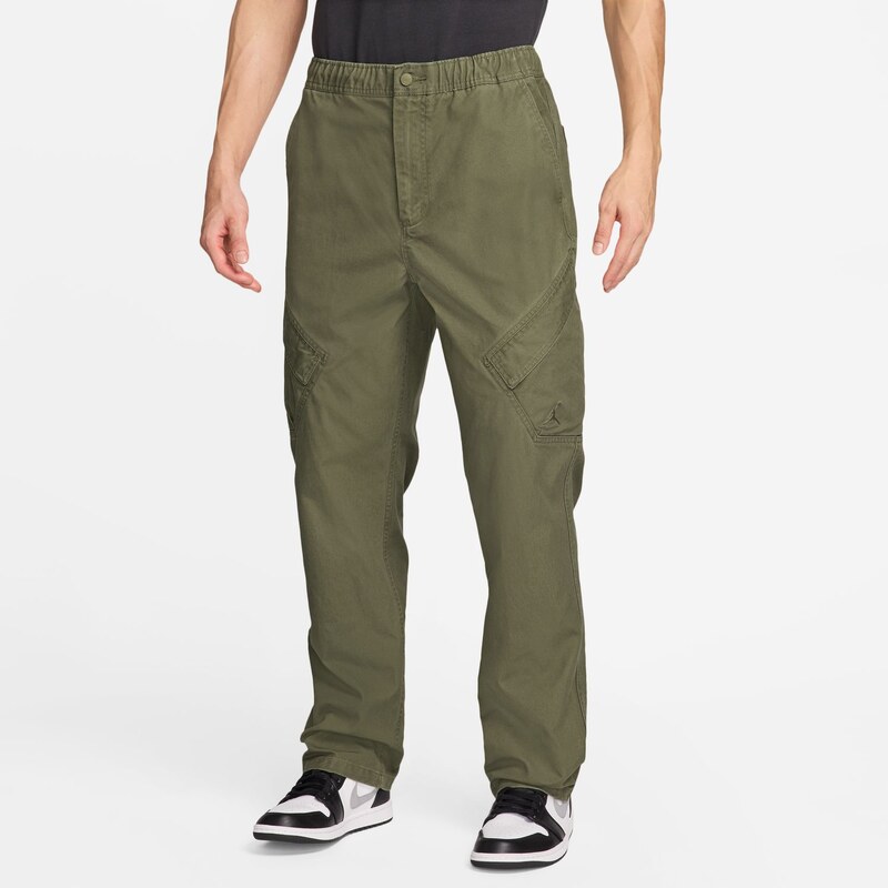 Jordan Chicago Pants Medium Olive - Pánske - Nohavice Jordan - Hnedé - 66358783