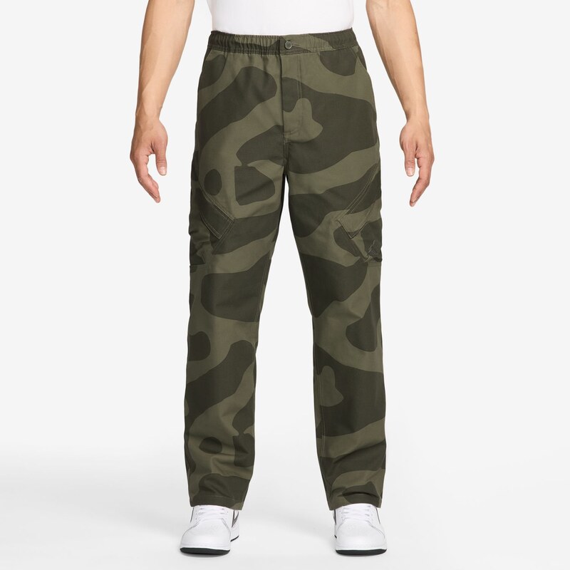 Jordan Essentials Chicago AOP Pants Medium Olive - Pánske - Nohavice 66359259