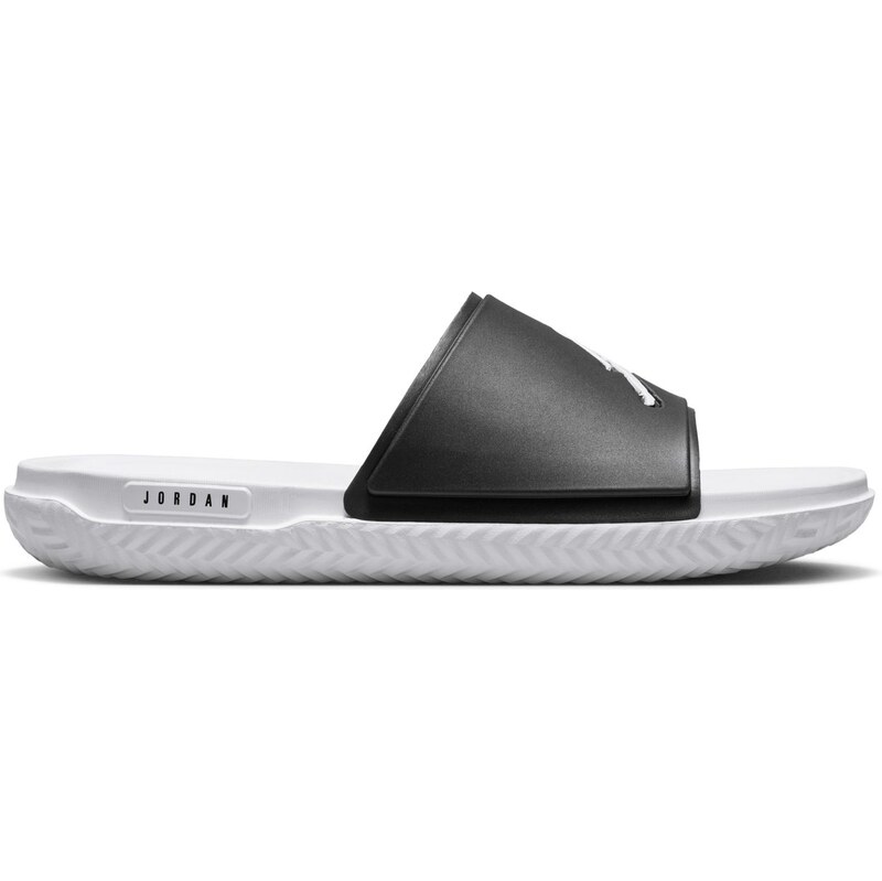 Air Jordan Jumpman Slides White Black - Pánske - Šľapky Jordan - Biele 66359319